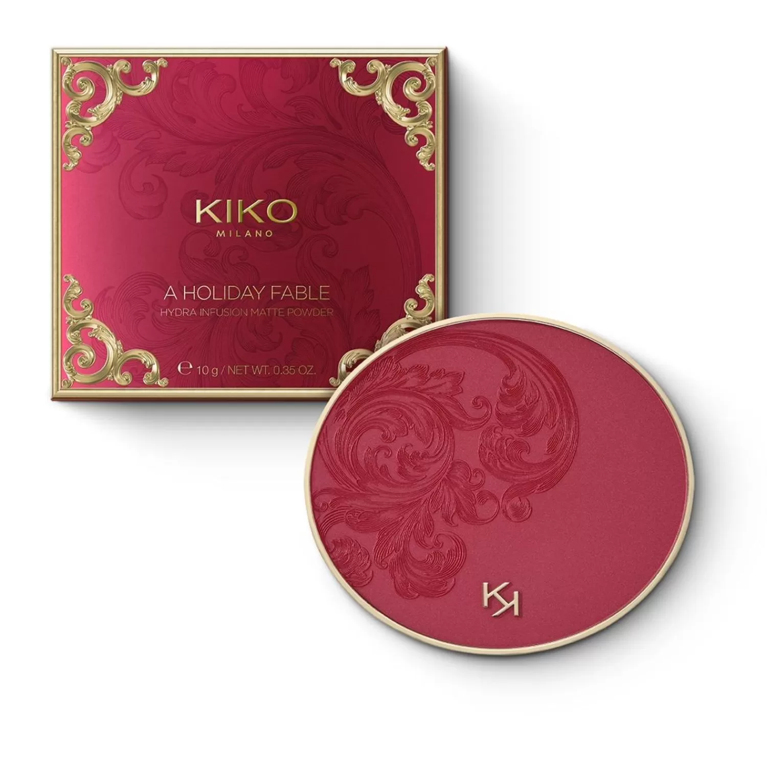 KIKO Milano Makeup Powders-A Holiday Fable Hydra Infusion Matte Powder 03 Neutral Beige