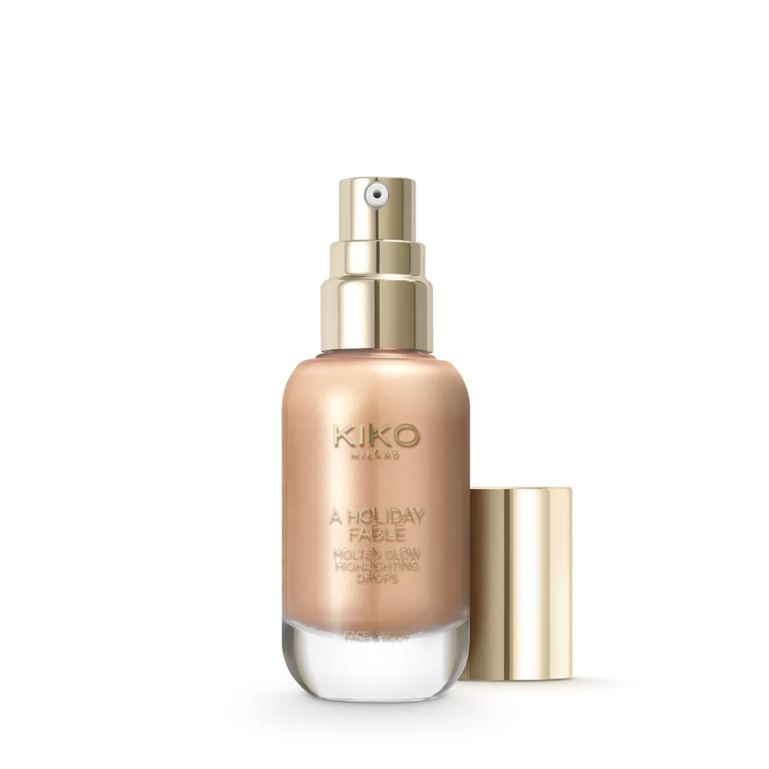 KIKO Milano Illuminators-A Holiday Fable Molten Glow Highlighting Drops 01 Magical Gold