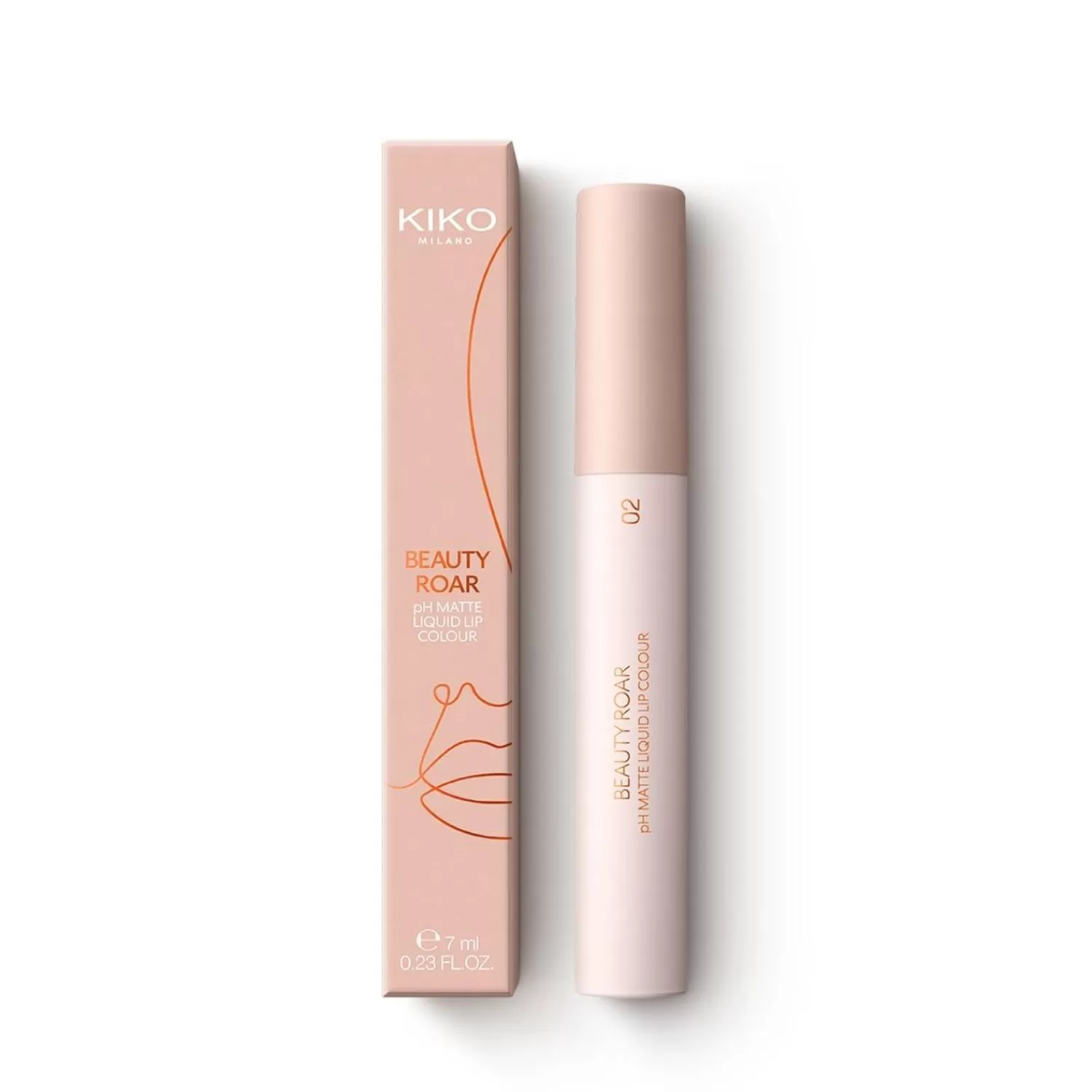 KIKO Milano Lipstick-Beauty Roar Ph Matte Liquid Lip Color 02 Coral Embrace