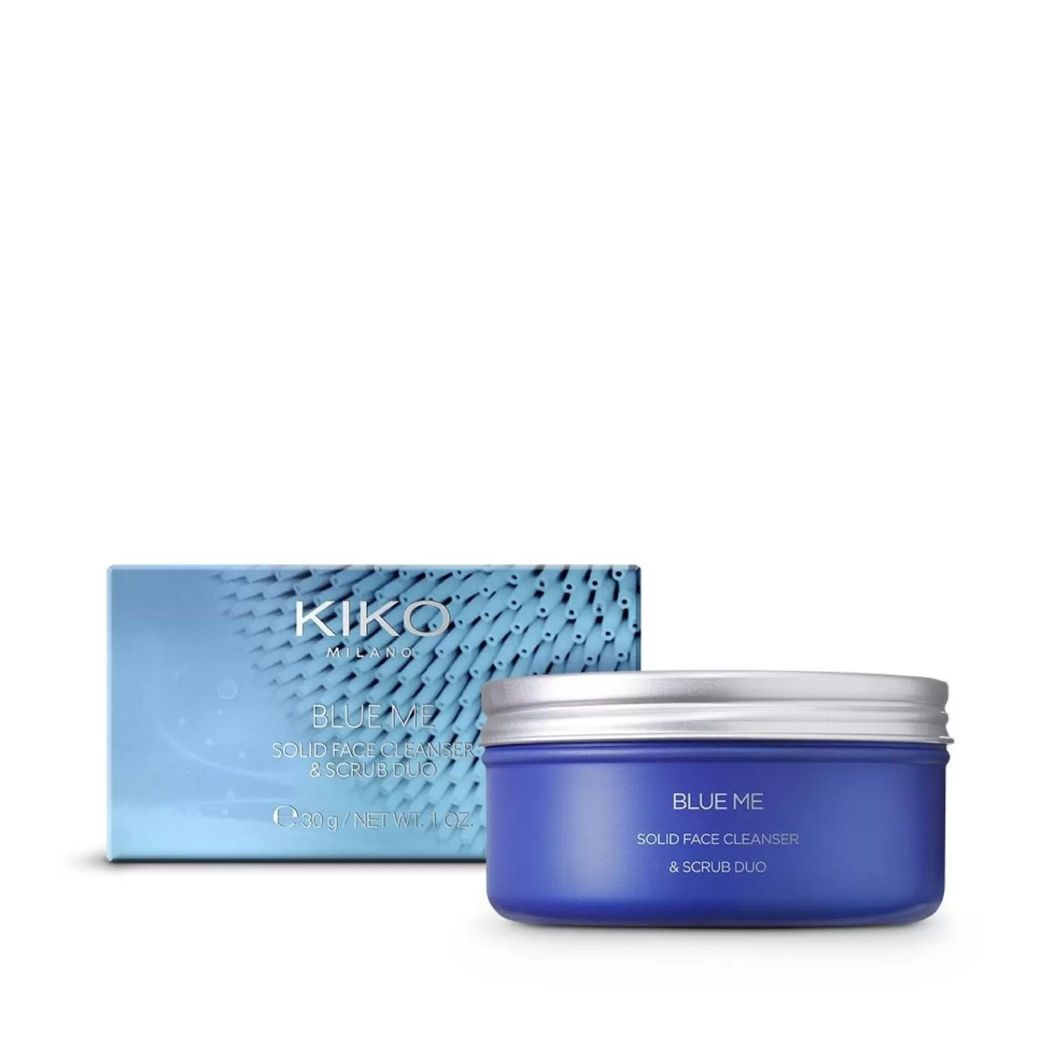 KIKO Milano Makeup Removers-Blue Me Solid Face Cleanser & Scrub Duo