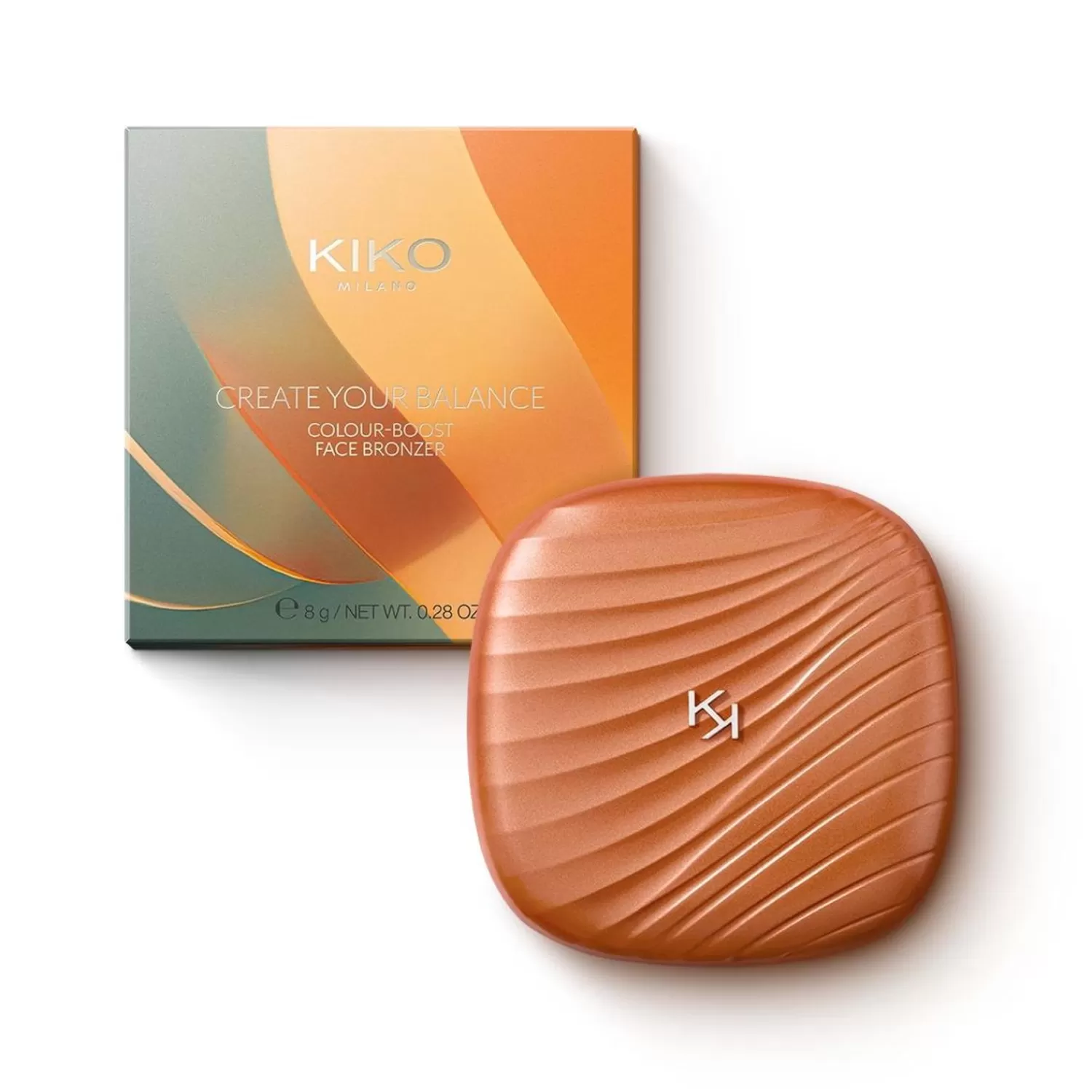 KIKO Milano Bronzers & Contouring-Create Your Balance Color Boost Face Bronzer 01 Siena