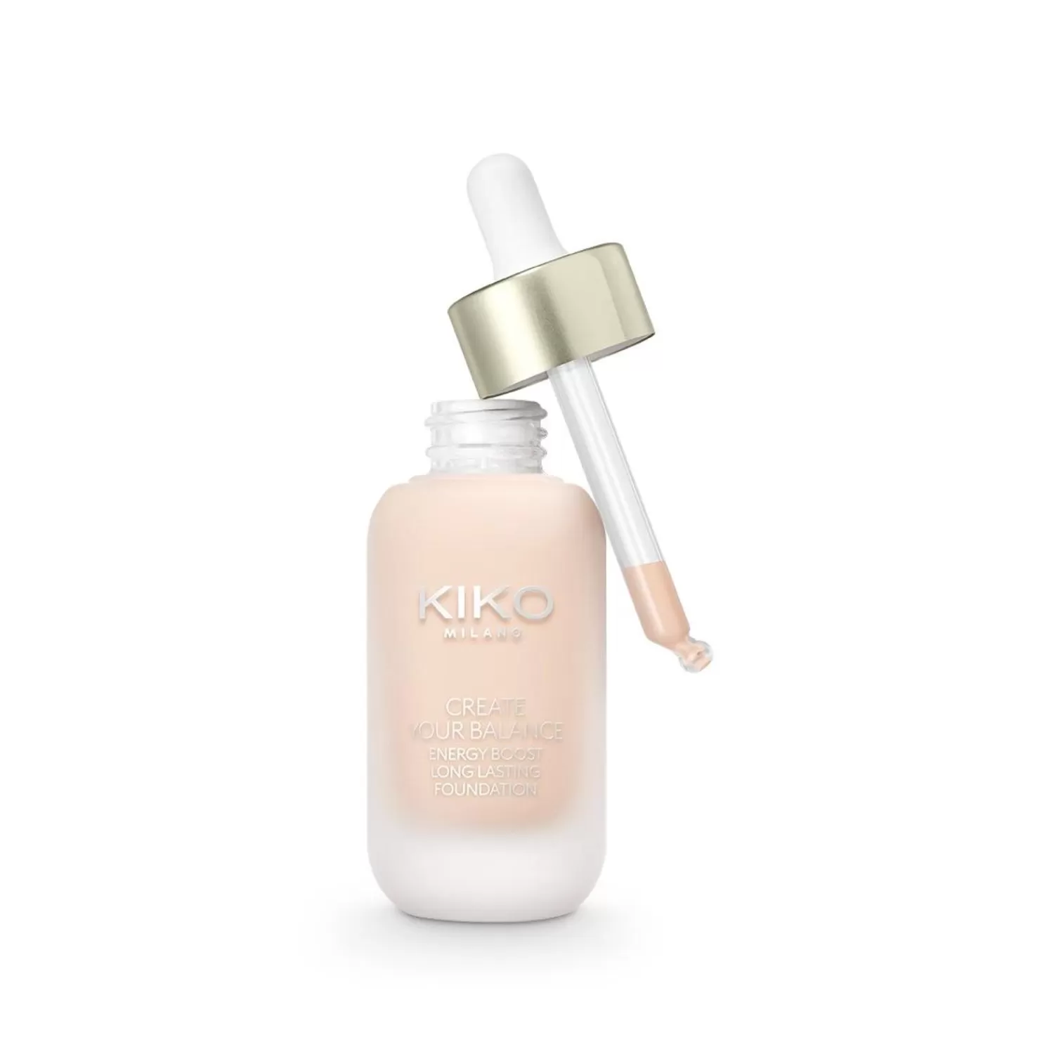 KIKO Milano Foundation-Create Your Balance Energy Boost Long Lasting Foundation 01 Ivory