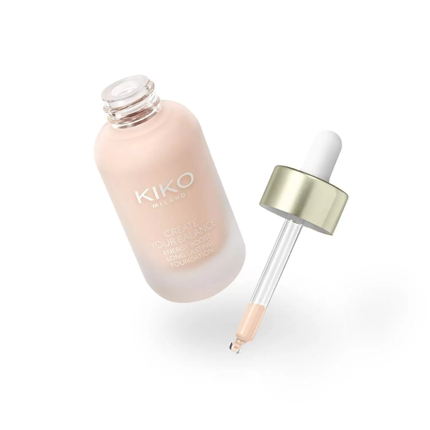 KIKO Milano Foundation-Create Your Balance Energy Boost Long Lasting Foundation 01 Ivory