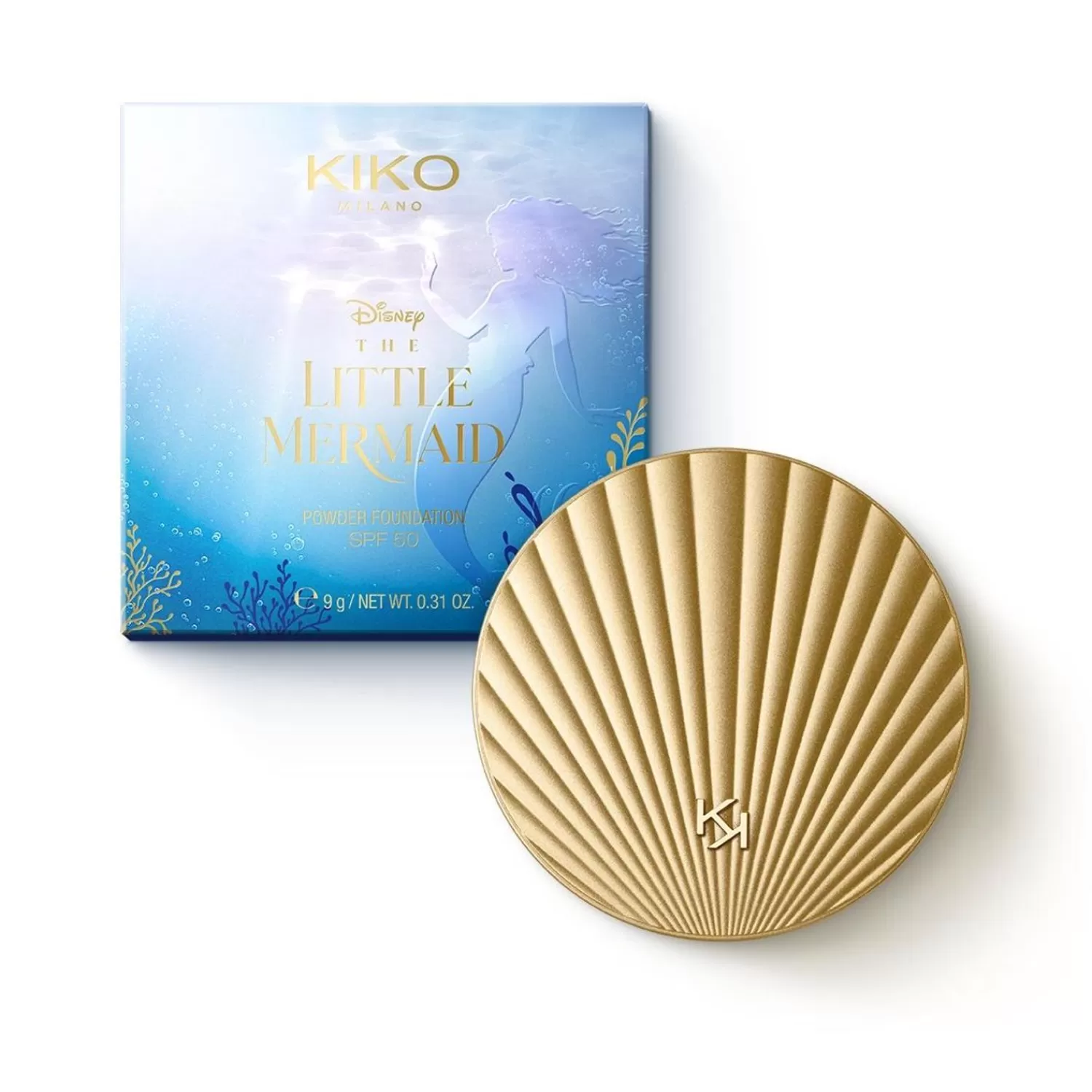 KIKO Milano Foundation-Disney - The Little Mermaid Powder Foundation Spf 50 02 Porcelain