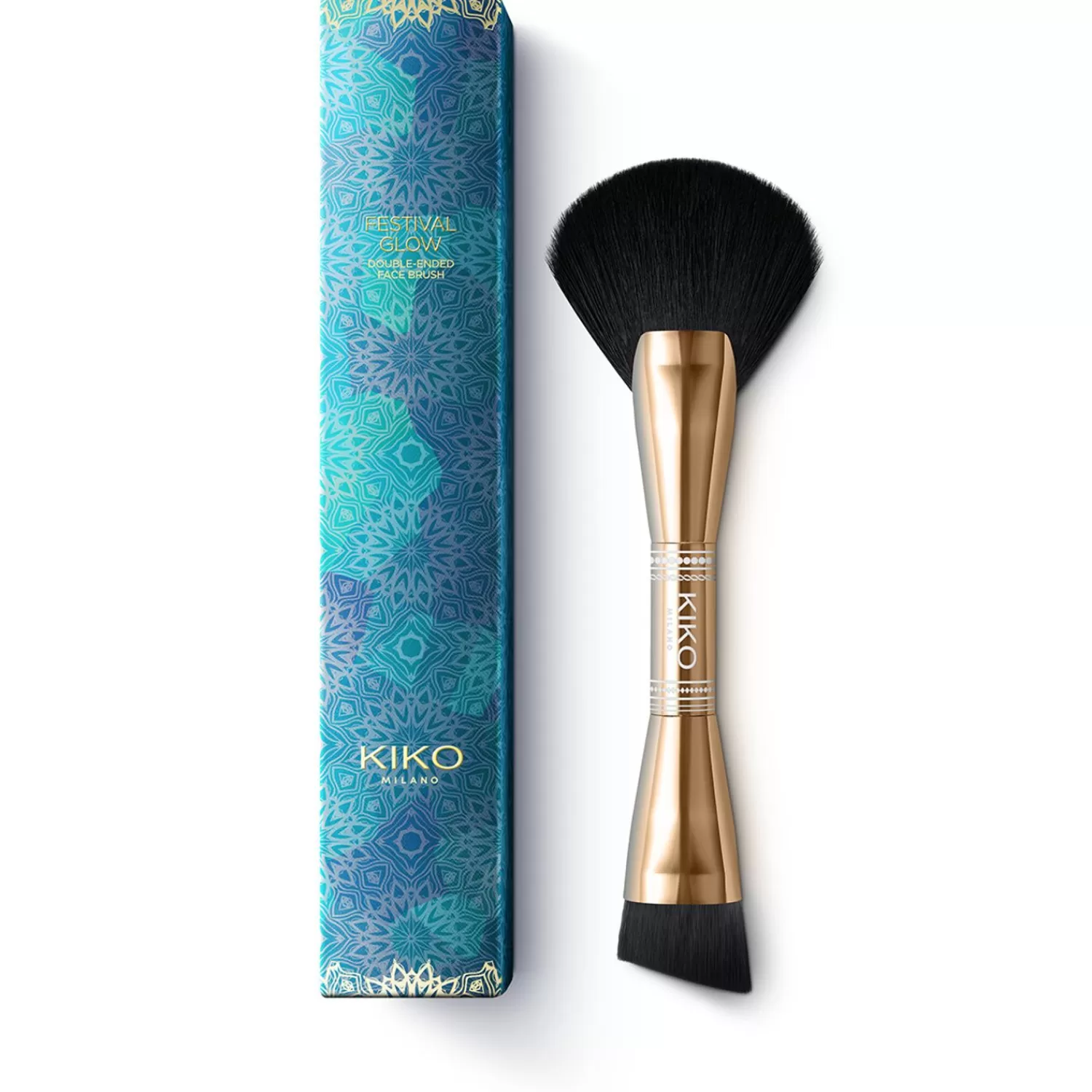 KIKO Milano Face Brushes-Festival Glow Double-Ended Face Brush