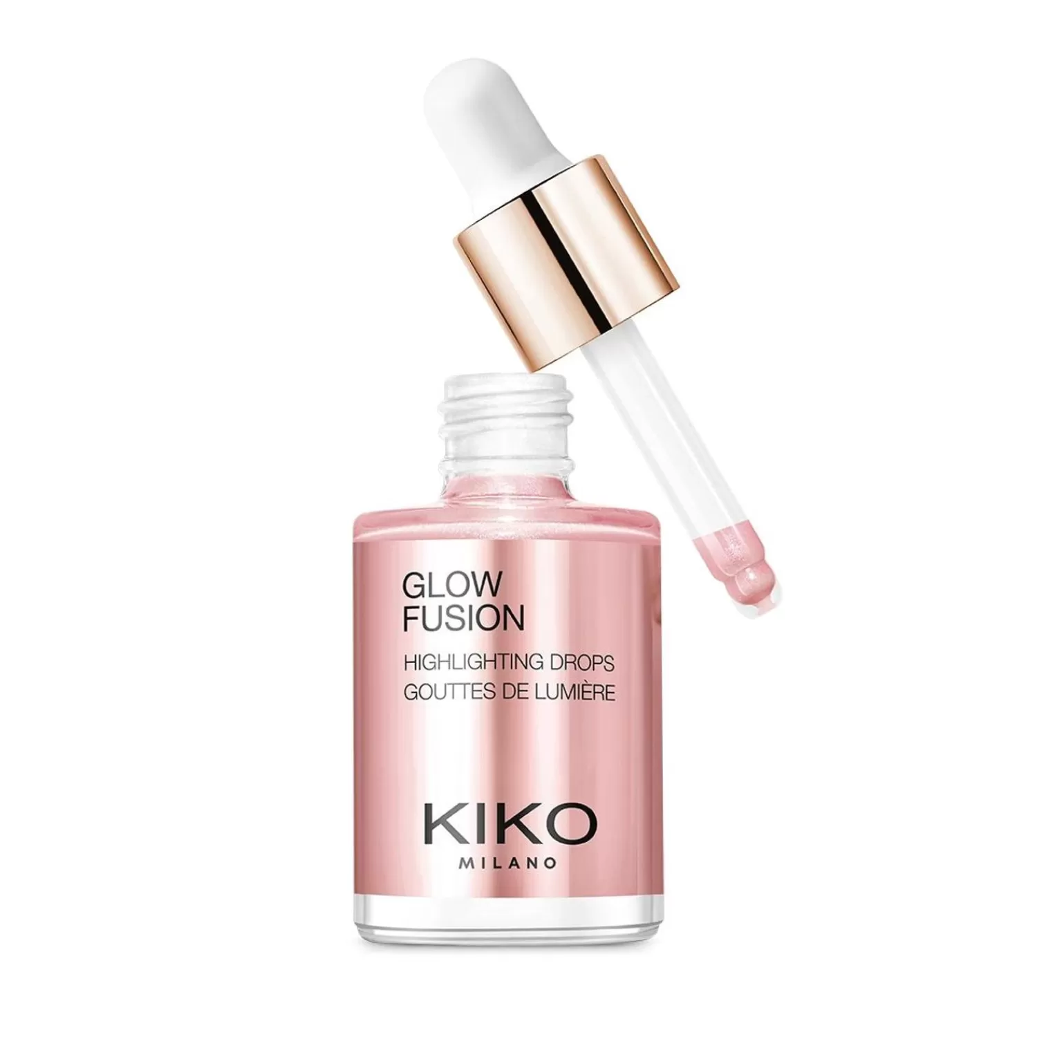 KIKO Milano Illuminators-Glow Fusion Highlighting Drops 01 Platinum Pink