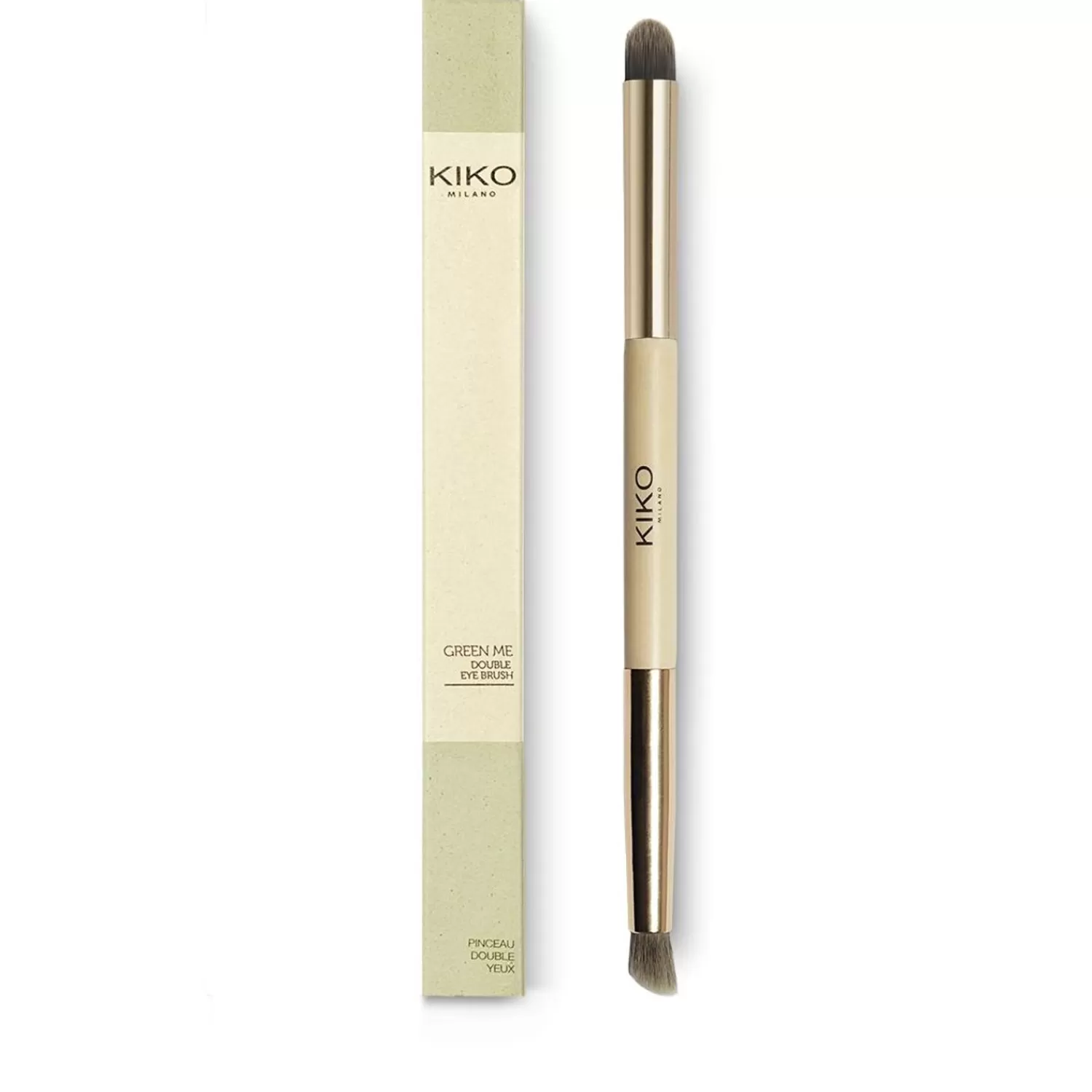 KIKO Milano Eye Brushes-Green Me Double Eye Brush