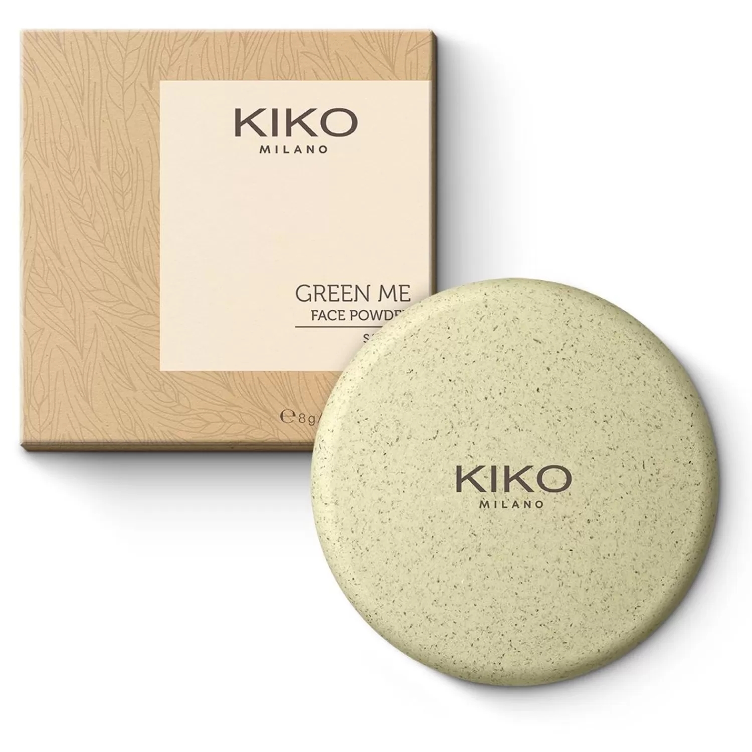 KIKO Milano Makeup Powders-Green Me Face Powder 01 Sand