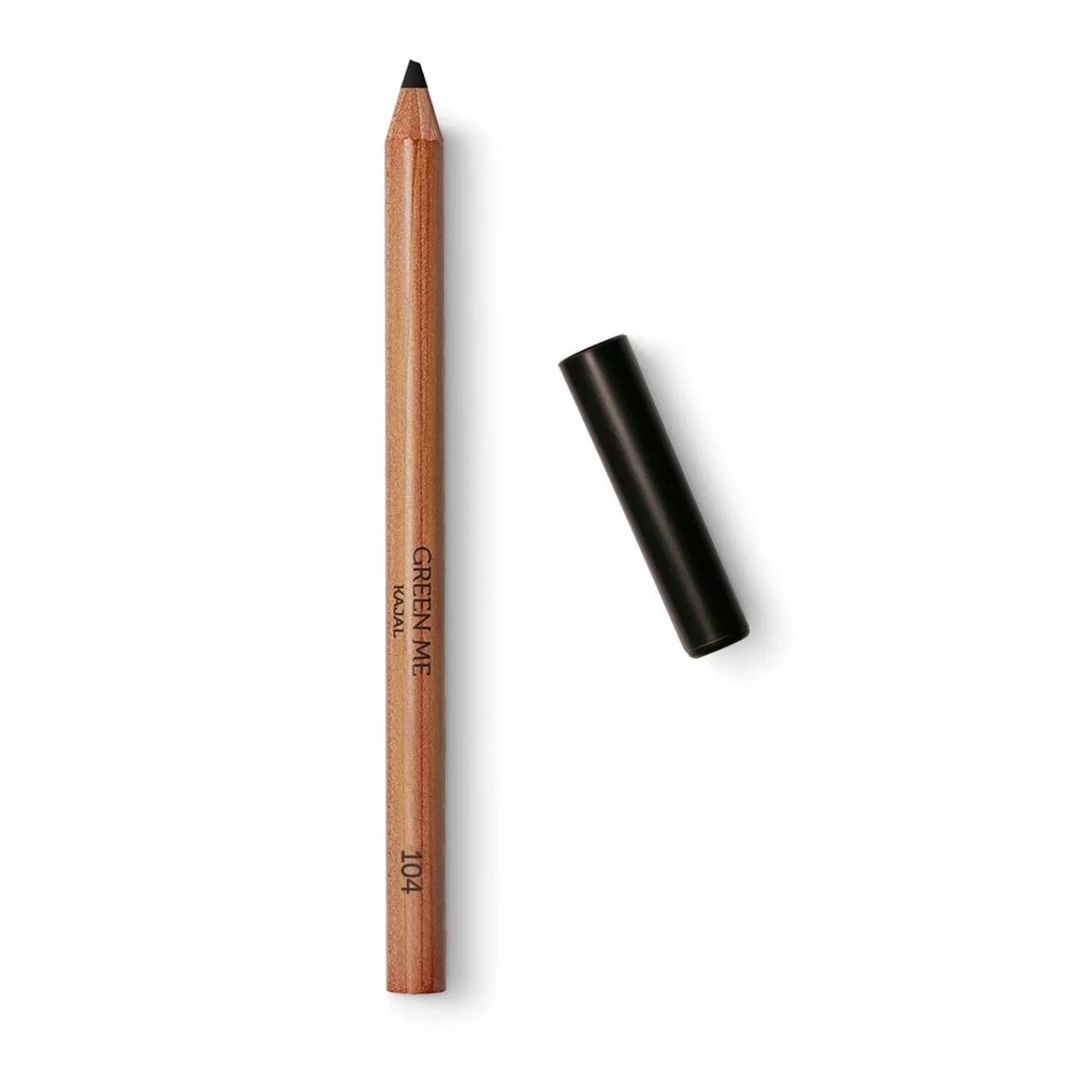 KIKO Milano Eye Pencils-Green Me Kajal 104 Deep Black