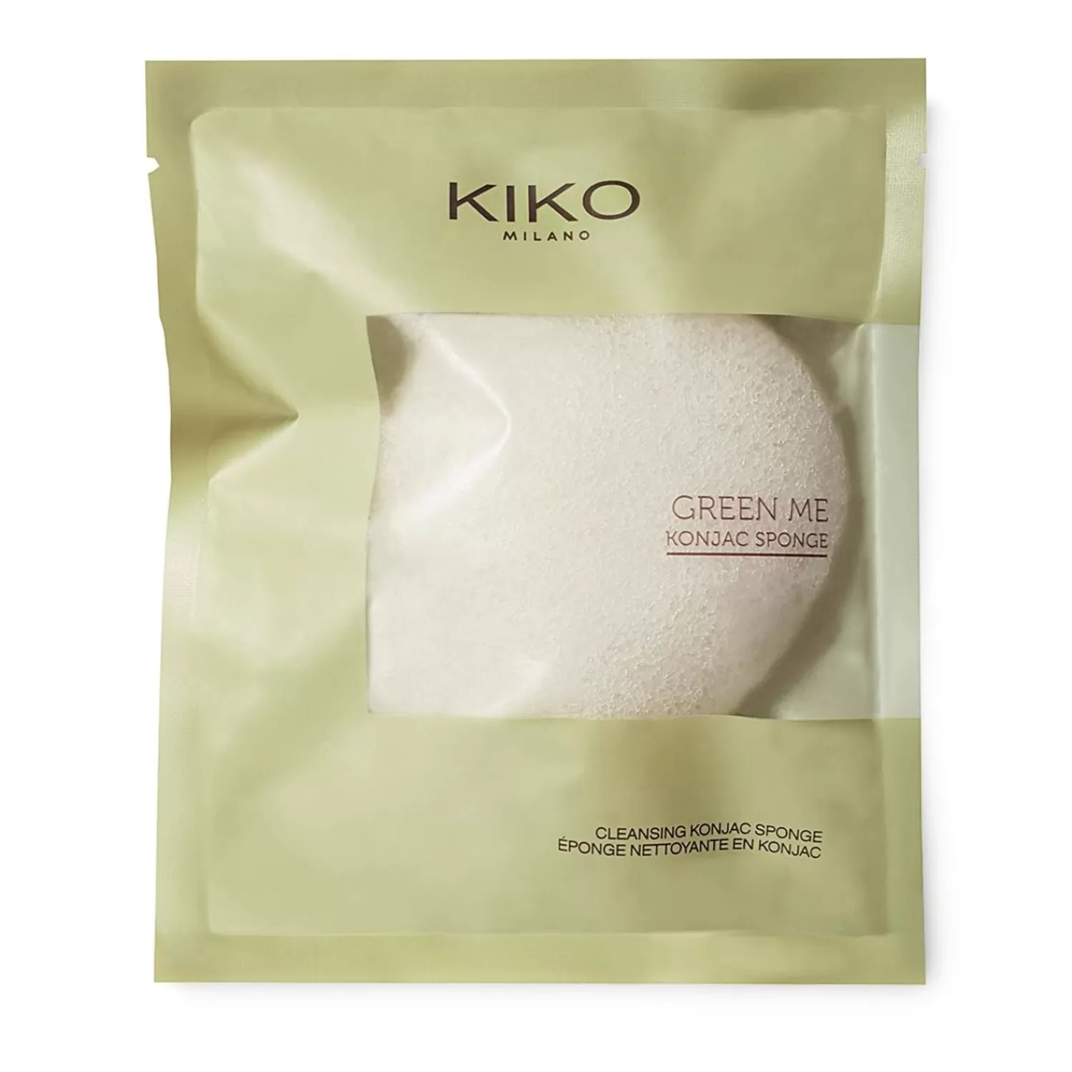 KIKO Milano Makeup Remover Sponges-Green Me Konjac Sponge