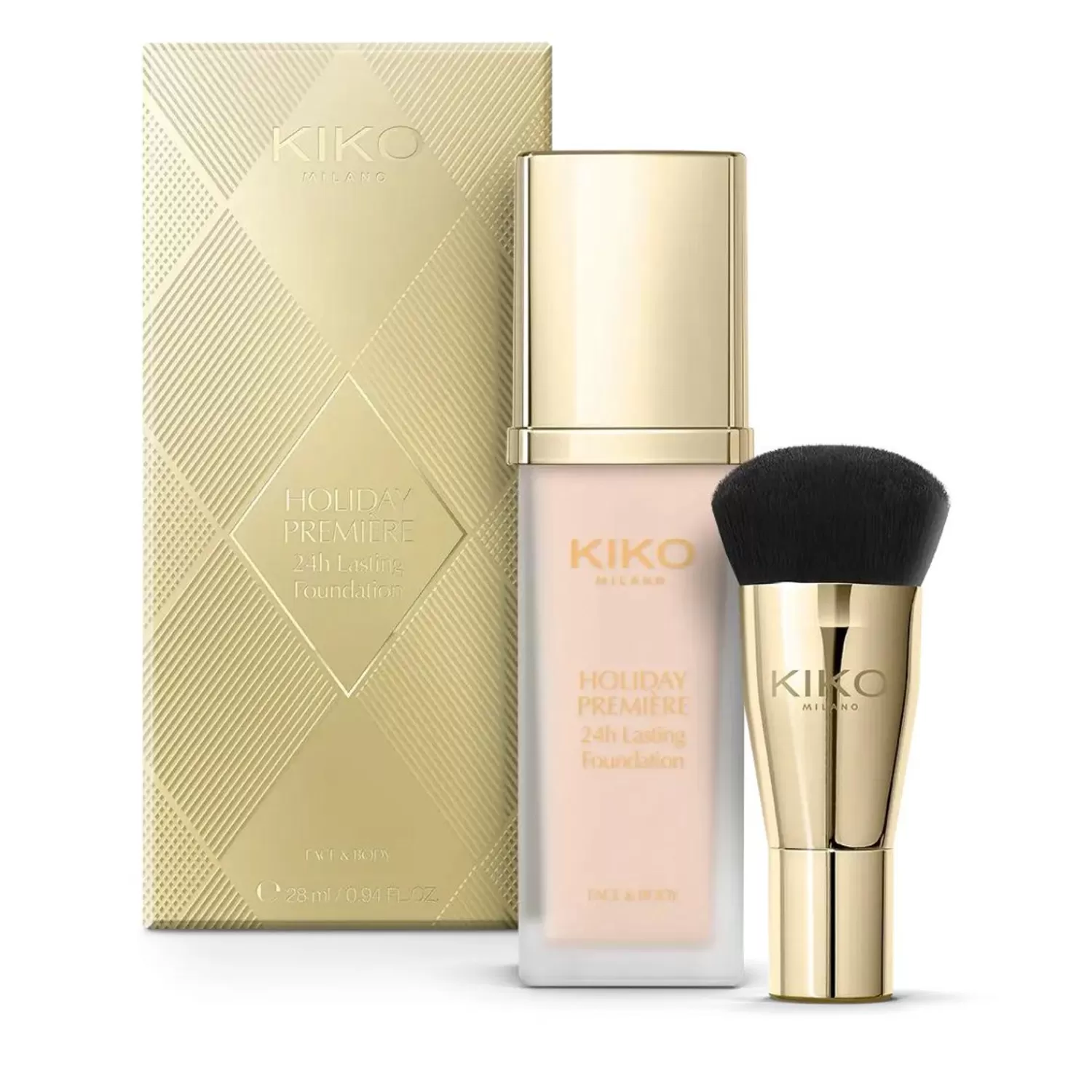 KIKO Milano Foundation-Holiday Premiere 24H Lasting Foundation 01 Porcelain