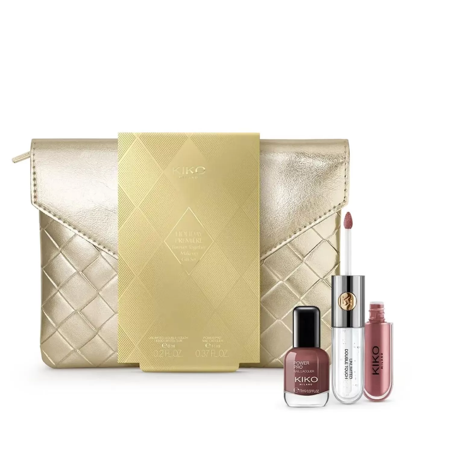 KIKO Milano Sets & Kits-Holiday Premiere Forever Together Makeup Gift Set 02 Brown Adagio