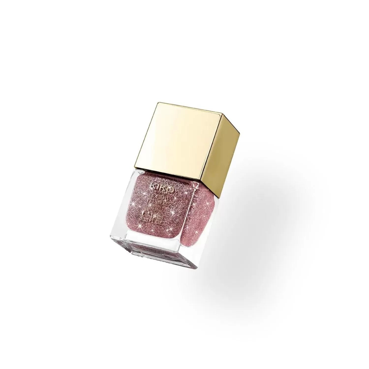 KIKO Milano Nail Polish-Holiday Premiere Glittery Nail Lacquer 01 Precious Silver