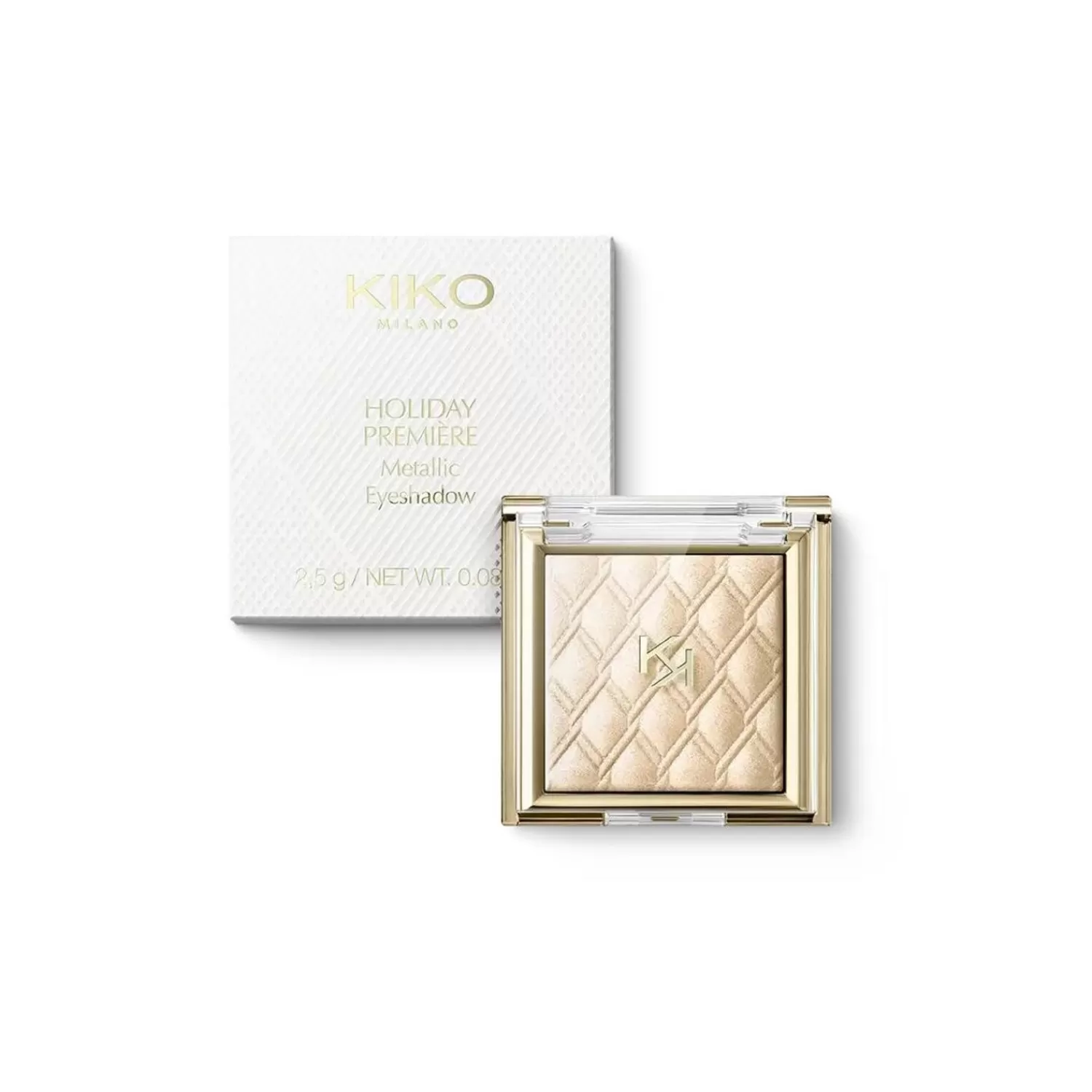 KIKO Milano Eyeliner-Holiday Premiere Metallic Eyeshadow 01 Gold Opening