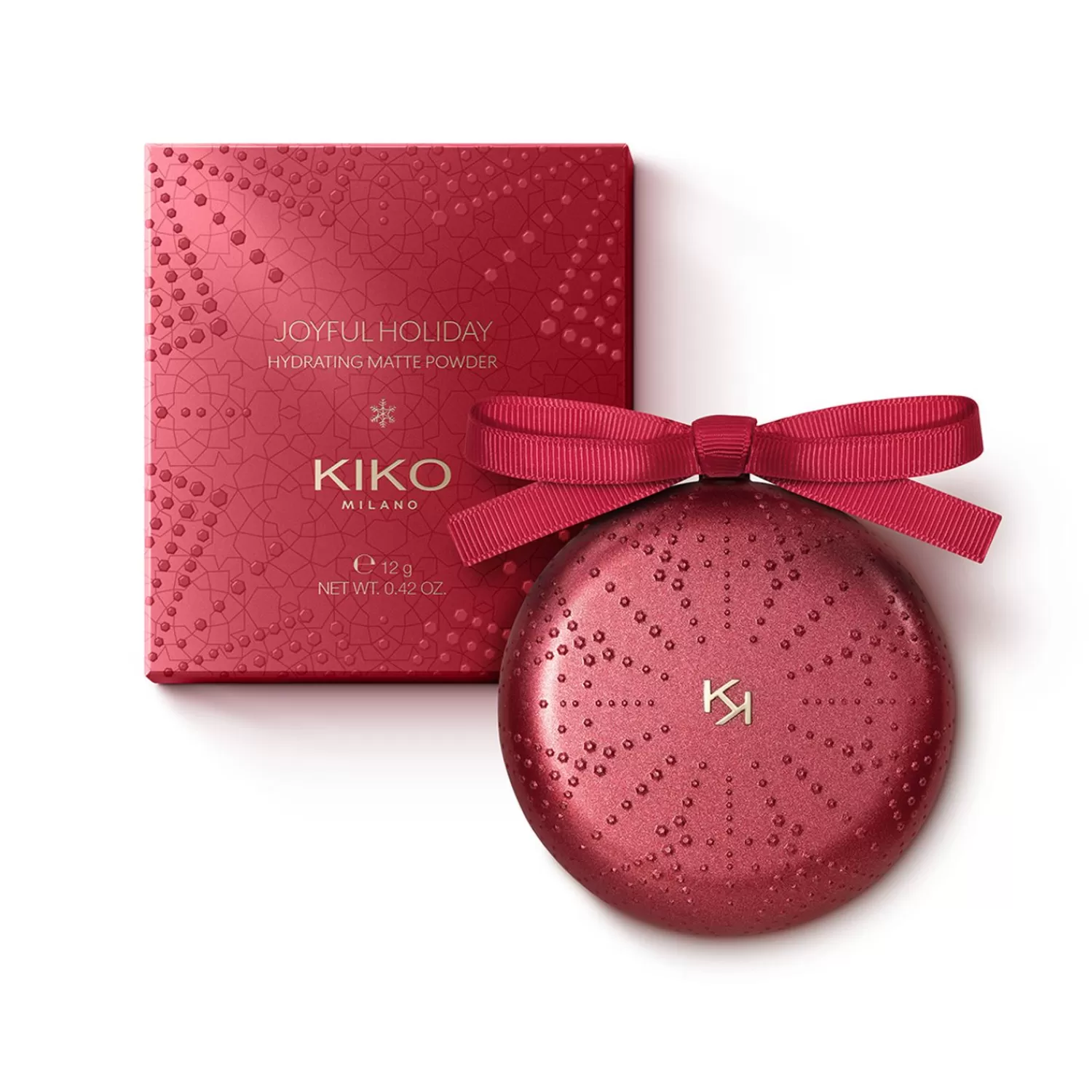 KIKO Milano Makeup Powders-Joyful Holiday Hydrating Matte Powder 03 Neutral Beige