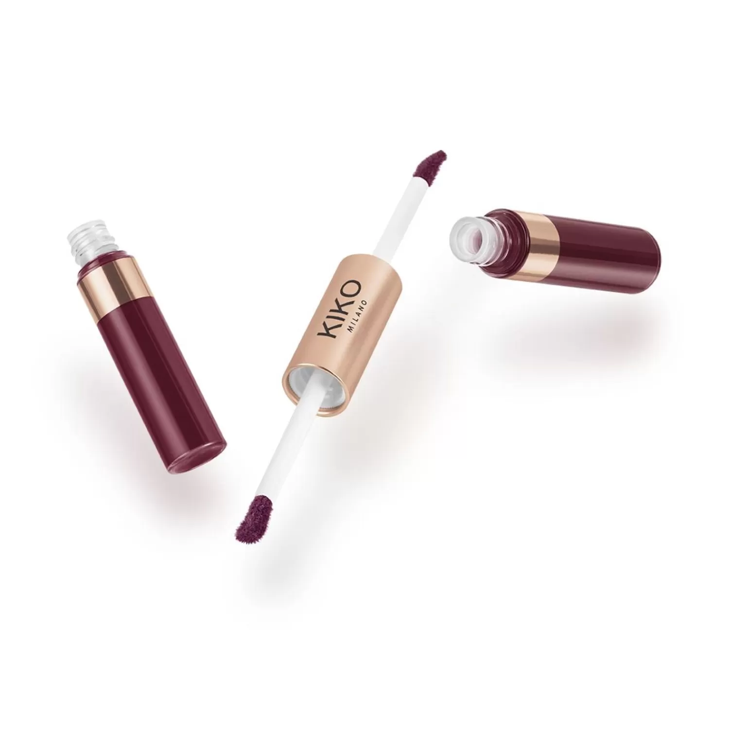 KIKO Milano Lipstick-Matte & Shiny Duo Liquid Lip Color 01 Partner In Crime