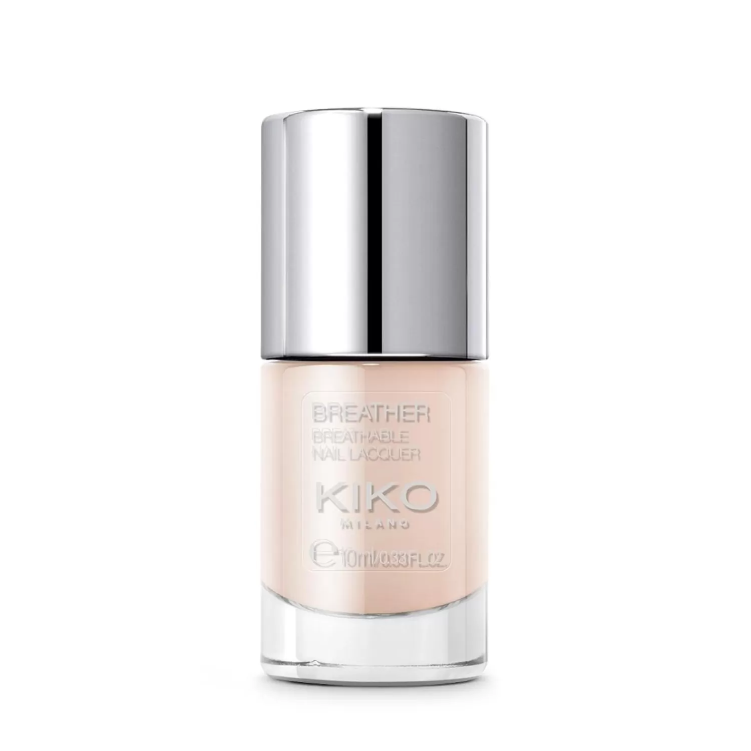 KIKO Milano Nail Polish-New Breather Nail Lacquer 01 Eggshell