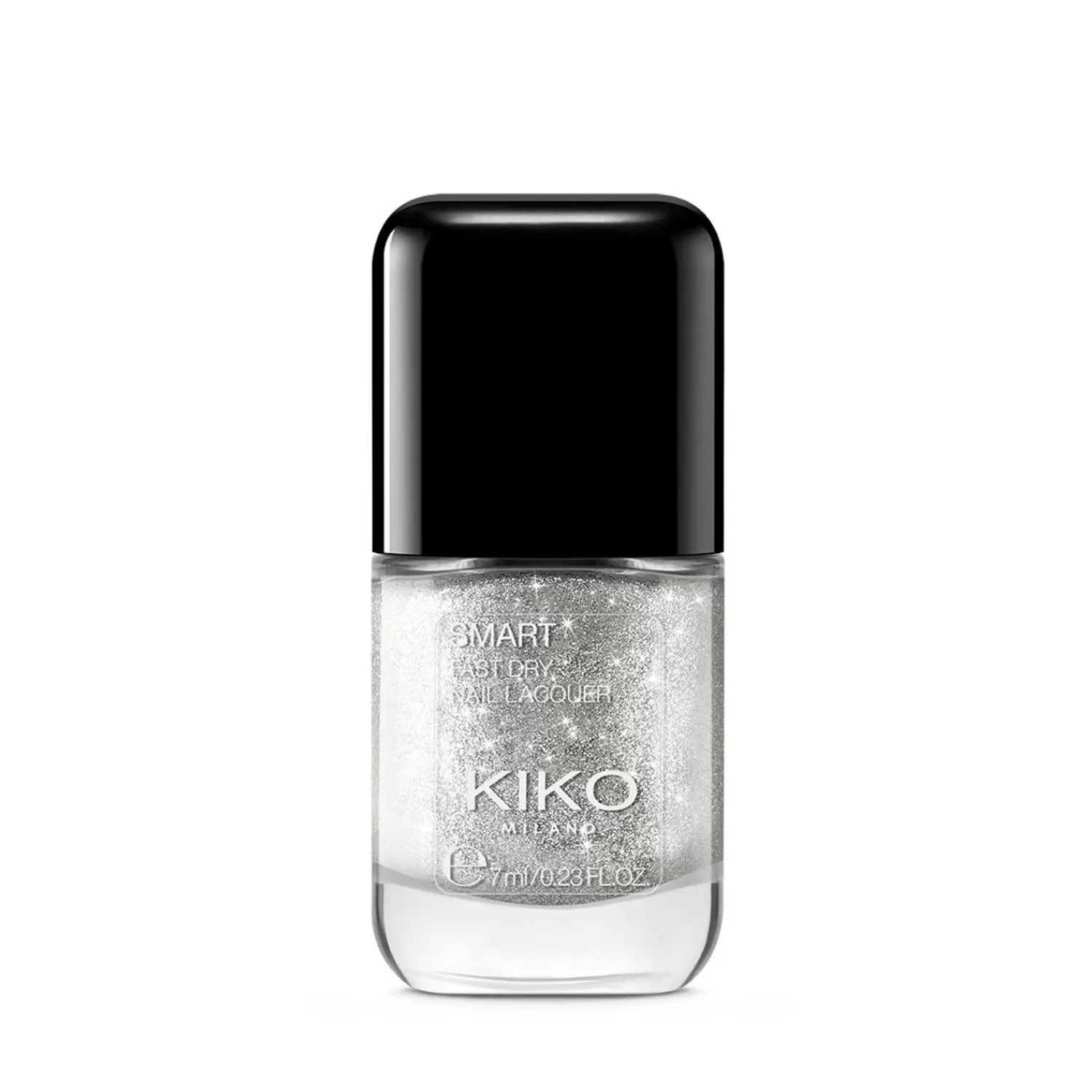 KIKO Milano Nail Polish-Smart Nail Lacquer - Biodegradable Glitter Edition 311 Holosilver