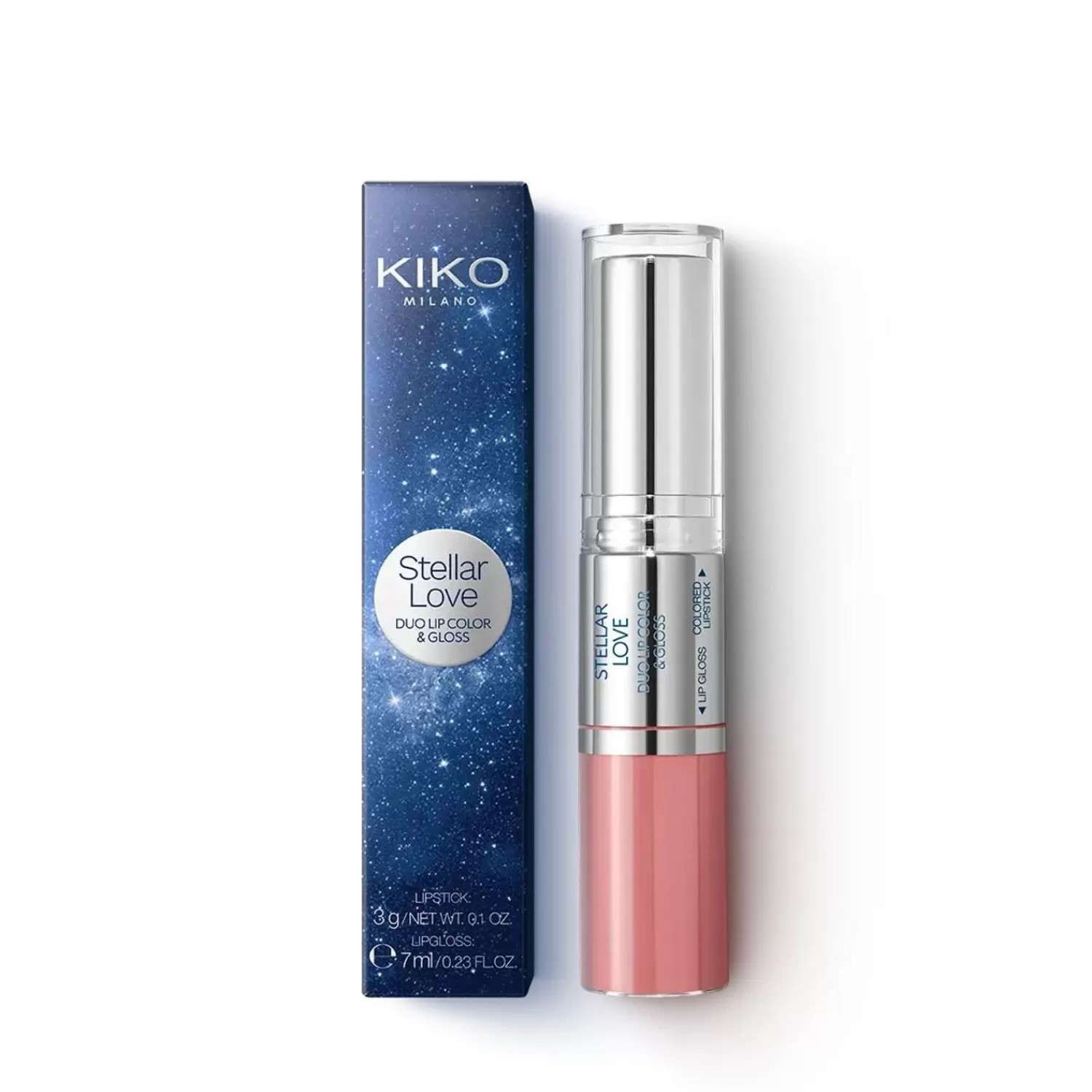 KIKO Milano Lip Gloss-Stellar Love Duo Lip Color & Gloss 01 Lip Conspiracy